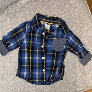 B’Gosh Plaid Kids Button Down Shirt